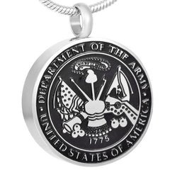 United States Army Black Cremation Urn