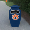 Image of Auburn Tigers Collegiate Football Cremation Urn - Blue