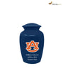 Image of Auburn Tigers Collegiate Football Cremation Urn - Blue, Sports Urn - Divinity Urns