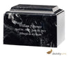 Image of Black Marlin Cultured Marble Cremation Urn, Cultured Marble Urn - Divinity Urns