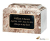Image of Café Cultured Marble Cremation Urn - Divinity Urns