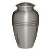 Image of Classic 3-band Cremation Urn - product_seo_description - Brass Urn - Divinity Urns.