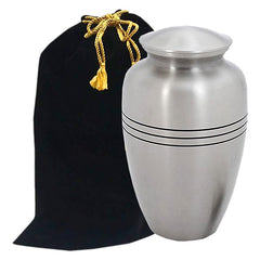 Classic Cremation Urn in Pewter