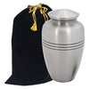 Image of Classic Cremation Urn in Pewter -  product_seo_description -  Brass Urn -  Divinity Urns.