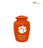 Image of Clemson University Tigers Orange Memorial Cremation Urn,  Sports Urn - Divinity Urns