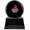 Image of Baseball Cremation Urn with Optional Arizona Diamondbacks Ball Decor and Custom Metal Plaque - product_seo_description - Baseball - Divinity Urns.