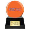Image of Football Cremation Urn with Optional Clemson Tiger Ball Decor and Custom Metal Plaque - product_seo_description - Football Team Urns - Divinity Urns.