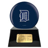 Image of Baseball Cremation Urn with Optional Detroit Tigers Ball Decor and Custom Metal Plaque - product_seo_description - Baseball - Divinity Urns.