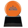 Image of Baseball Cremation Urn with Optional Houston Astros Ball Decor and Custom Metal Plaque -  product_seo_description -  Baseball -  Divinity Urns.