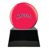 Image of Baseball Cremation Urn with Optional Los Angeles Angels Of Anaheim Ball Decor and Custom Metal Plaque - product_seo_description - Baseball - Divinity Urns.