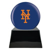 Image of Baseball Cremation Urn with Optional New York Mets Ball Decor and Custom Metal Plaque - product_seo_description - Baseball - Divinity Urns.