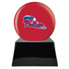 Image of Baseball Cremation Urn with Optional Philadelphia Phillies Ball Decor and Custom Metal Plaque - product_seo_description - Sports Urn - Divinity Urns.
