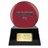 Image of Football Cremation Urn with Optional South Carolina Gamecocks Ball Decor and Custom Metal Plaque -  product_seo_description -  Football Team Urns -  Divinity Urns.