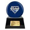 Image of Baseball Cremation Urn with Optional San Diego Padres Ball Decor and Custom Metal Plaque - product_seo_description - Baseball - Divinity Urns.