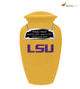 Image of Gold Louisiana State University Tigers Memorial Cremation Urn,  Sports Urn - Divinity Urns