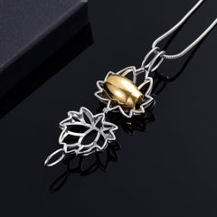 Lotus Cremation Pendant