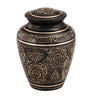 Image of Elite Golden Aura Brass Cremation Urn -  product_seo_description -  Brass Urn -  Divinity Urns.