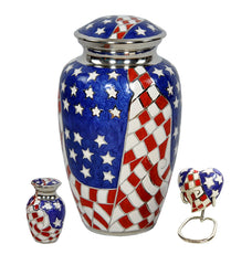 American Flag Military Urn -  product_seo_description -  Military Urn -  Divinity Urns.