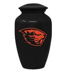 Oregon State Beavers Football Collegiate Classic Urn - Black Funeral Urn - Divinity Urns