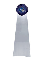 Championship Trophy Cremation Urn with Optional Football and New York Giants Ball Decor and Custom Metal Plaque -  product_seo_description -  Championship Trophy Urn -  Divinity Urns.