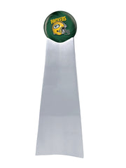 Championship Trophy Cremation Urn with Optional Green Bay Packers Ball Decor and Custom Metal Plaque