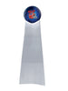 Image of Championship Trophy Cremation Urn with Optional Buffalo Bills Ball Decor and Custom Metal Plaque - Divinity Urns