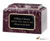 Image of Merlot Cultured Marble Cremation Urn - Divinity Urns