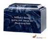 Image of Midnight Blue Cultured Marble Cremation Urn, Cultured Marble Urn - Divinity Urns