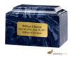 Image of Midnight Blue Cultured Marble Cremation Urn, Cultured Marble Urn - Divinity Urns