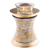 Image of Mother of Pearl Tealight Cremation Urn - product_seo_description - Tealight Urn - Divinity Urns.