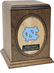 North Carolina University Tar Heels Blue Cremation Urn - Divinity Urns