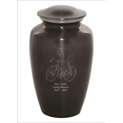 Bicycle Custom Engraved Sports Urn for Ashes -  product_seo_description -  Sports Urn -  Divinity Urns.