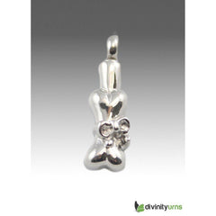 Dog Bone with Bow Keepsake Pendant -  product_seo_description -  Memorial Urns -  Divinity Urns.