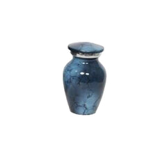 Large Classic Denim Alloy Cremation Urn