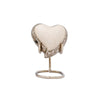 Image of Elegant Pearl White Brass Cremation Urn - product_seo_description - Brass Urn - Divinity Urns.
