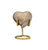 Image of Empire Platinum Brass Cremation Urn - product_seo_description - Brass Urn - Divinity Urns.