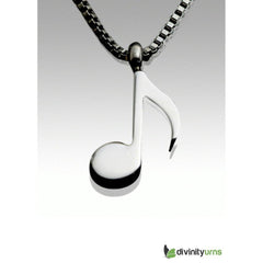 Musical Note Pendant -  product_seo_description -  Memorial Ceremony Supplies -  Divinity Urns.