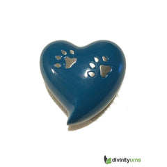 Paw Pet Keepsake Cremation Urn-Blue -  product_seo_description -  Pet Urn -  Divinity Urns.