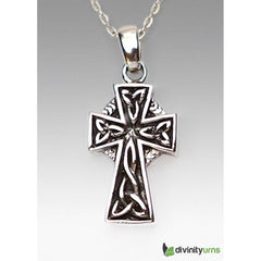 Silver Curvy Cross Jewelry -  product_seo_description -  Jewelry -  Divinity Urns.