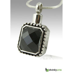 Square Gem Cremation Keepsake Pendant -  product_seo_description -  Cremation Pendants -  Divinity Urns.