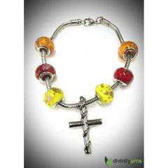 "Stylish Summer" Murano bead cremation Bracelet -  product_seo_description -  Jewelry -  Divinity Urns.
