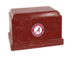 Image of Red Alabama Crimson Tide Collegiate Football Cremation Urn with Seal Logo