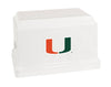 Image of University Of Miami Football Classic Sports Cremation Urn