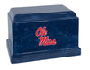 Image of Mississippi Ole Miss Rebels Blue Collegiate Memorial Cremation Urn