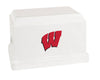 Image of University of Wisconsin Badgers White Memorial Cremation Urn