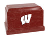 Image of University of Wisconsin Badgers Red Memorial Cremation Urn