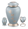 Image of Baby Blue Butterfly Brass Cremation Urn