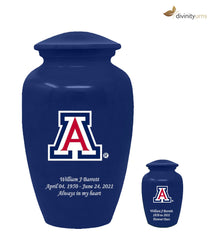 University of Arizona Wildcats Memorial Cremation Urn,  Sports Urn - Divinity Urns
