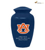 Image of Auburn Tigers Collegiate Football Cremation Urn - Blue,  Sports Urn - Divinity Urns