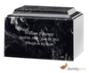 Image of Black Marlin Cultured Marble Cremation Urn,  Cultured Marble Urn - Divinity Urns
